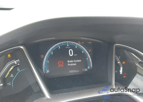2019 Honda Civic Ex from USA, damaged, VIN JHMFC1F36KX007455